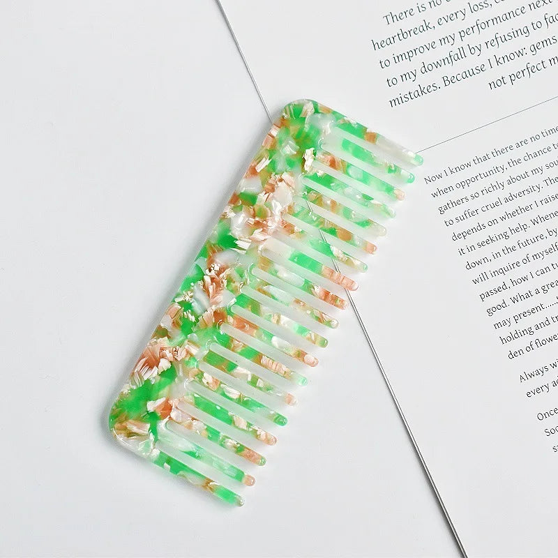Wide Teeth Acetate Hair Combs Anti-static
