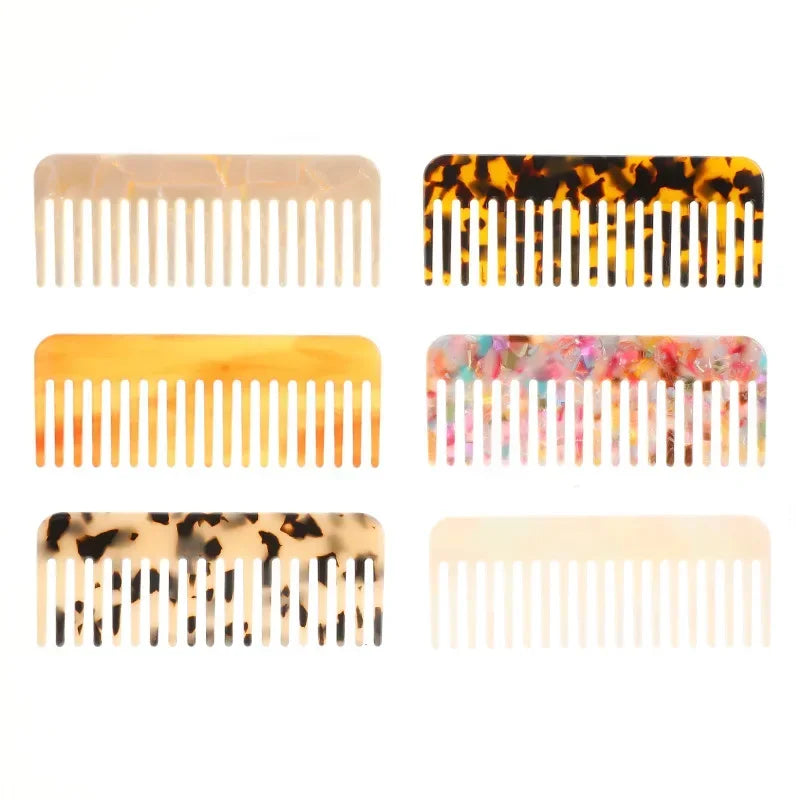 Wide Teeth Acetate Hair Combs Anti-static