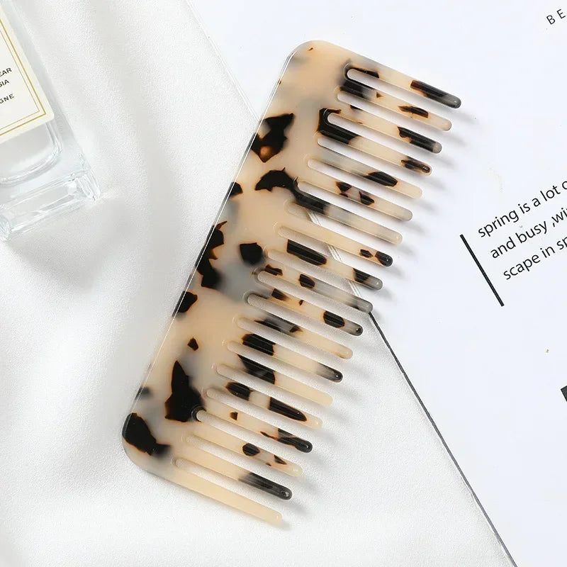 Wide Teeth Acetate Hair Combs Anti-static
