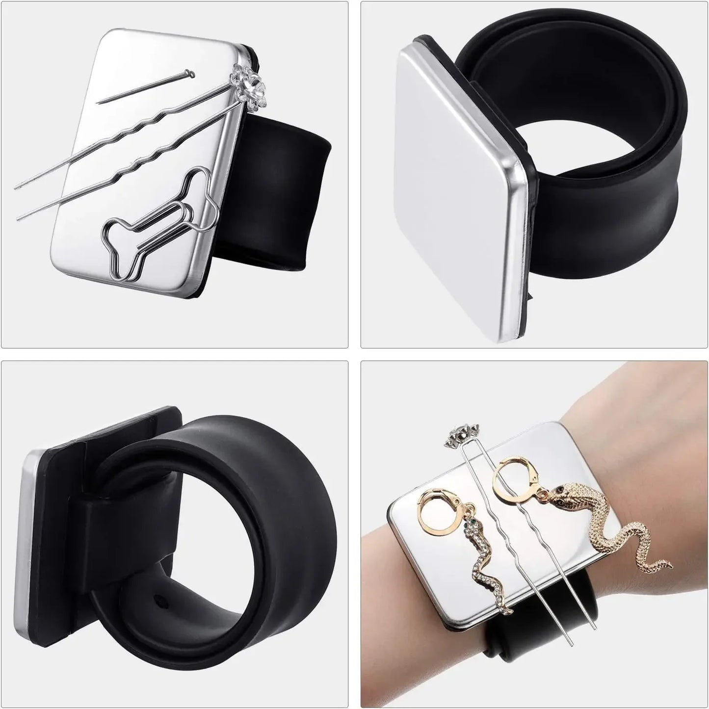 Hair Accessories Magnetic Bracelet Wrist Band Strap Belt Hair Clip Holder Barber Hairpins Hairdressing Spot Salon Styling Tools