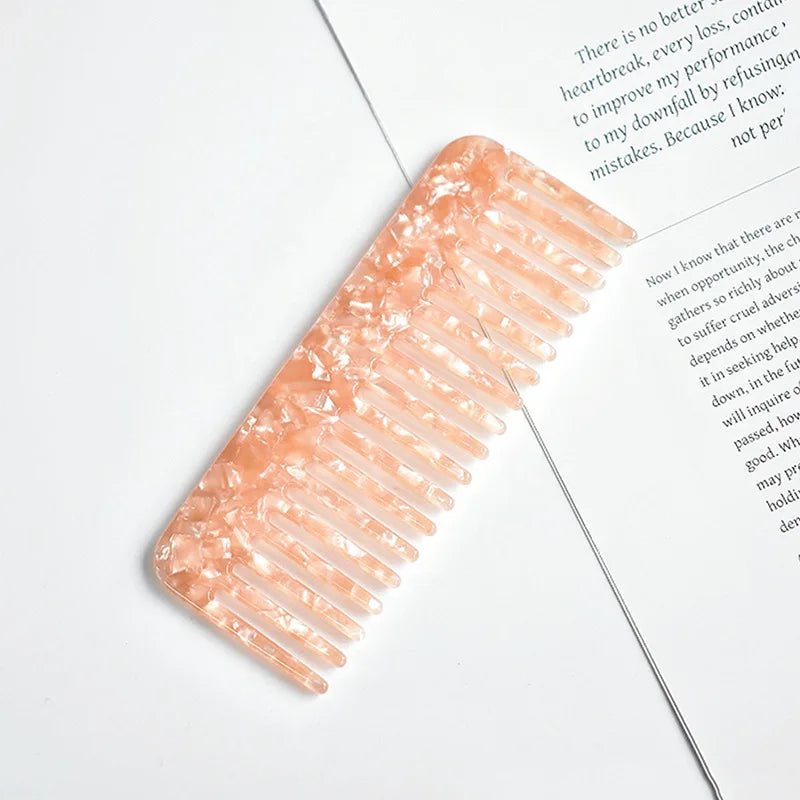 Wide Teeth Acetate Hair Combs Anti-static