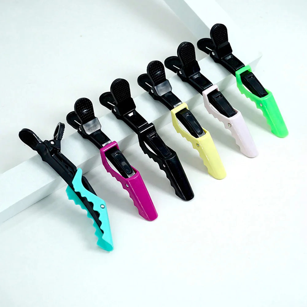 Alligator Clips Barber Hair Styling Non Slip