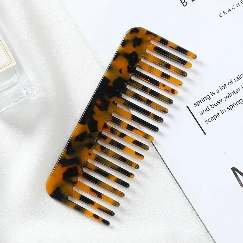 Wide Teeth Acetate Hair Combs Anti-static