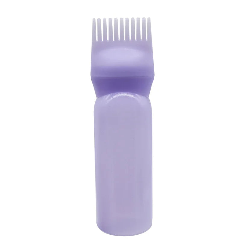 with Scale value Graduated hair dye applicator bottle, hair comb applicator, used for professional salons and home use