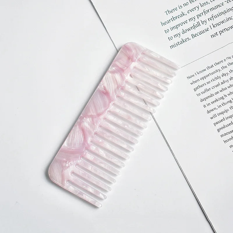 Wide Teeth Acetate Hair Combs Anti-static