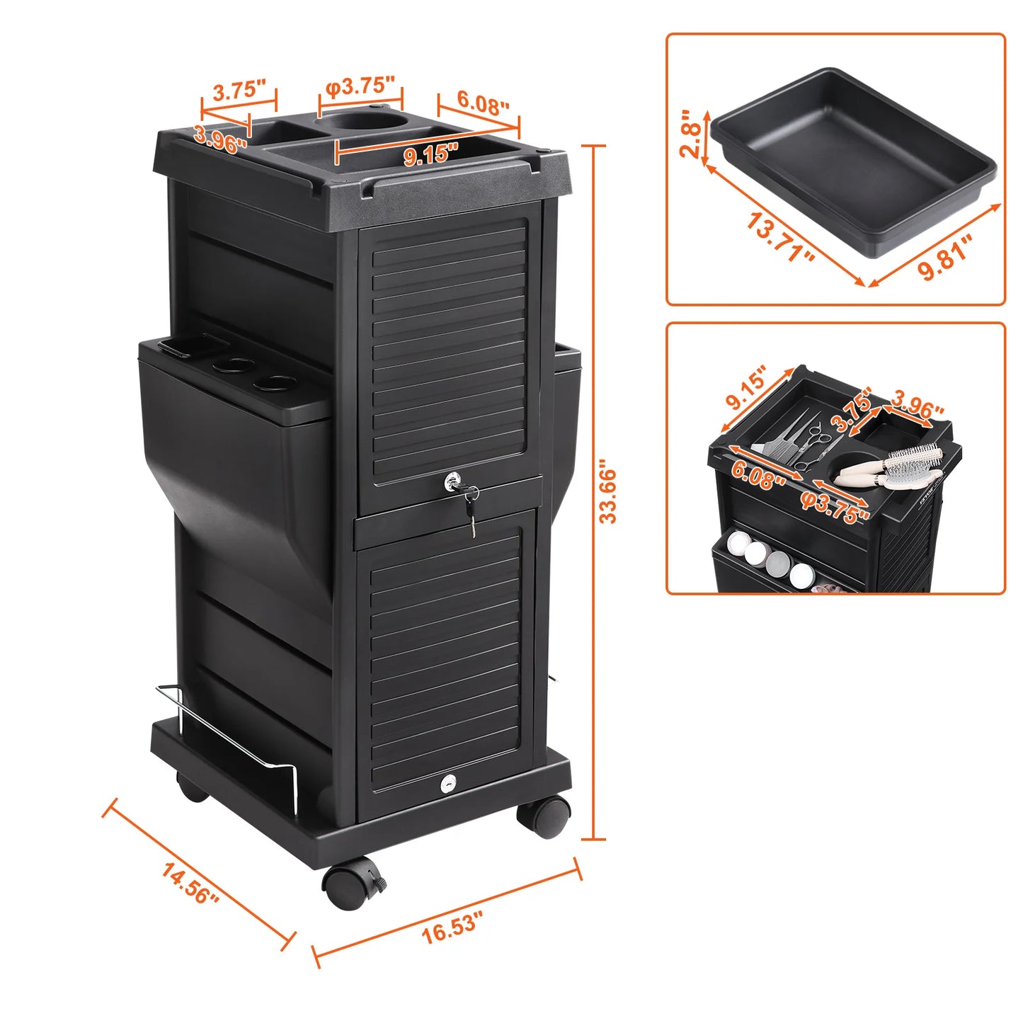 Ultimate Salon Trolley Cart for Stylist