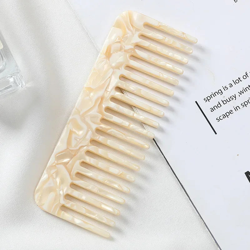 Wide Teeth Acetate Hair Combs Anti-static