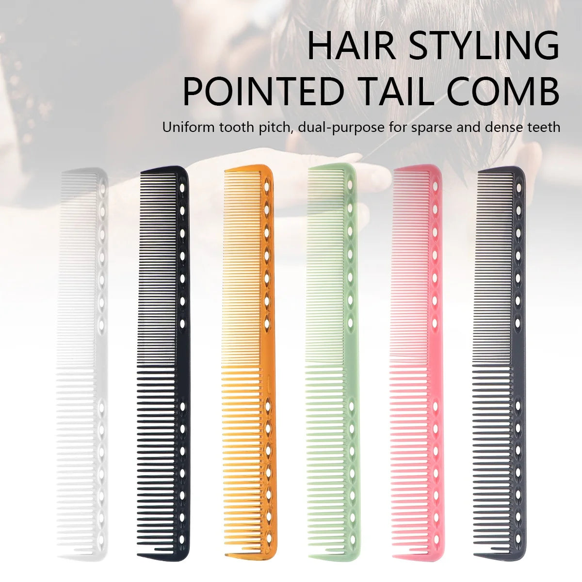 Multicolour Portable Anti-static Hair Combs Professional Barber Plastic Hairdressing Haicut Brush Salon Styling Tool Accessories