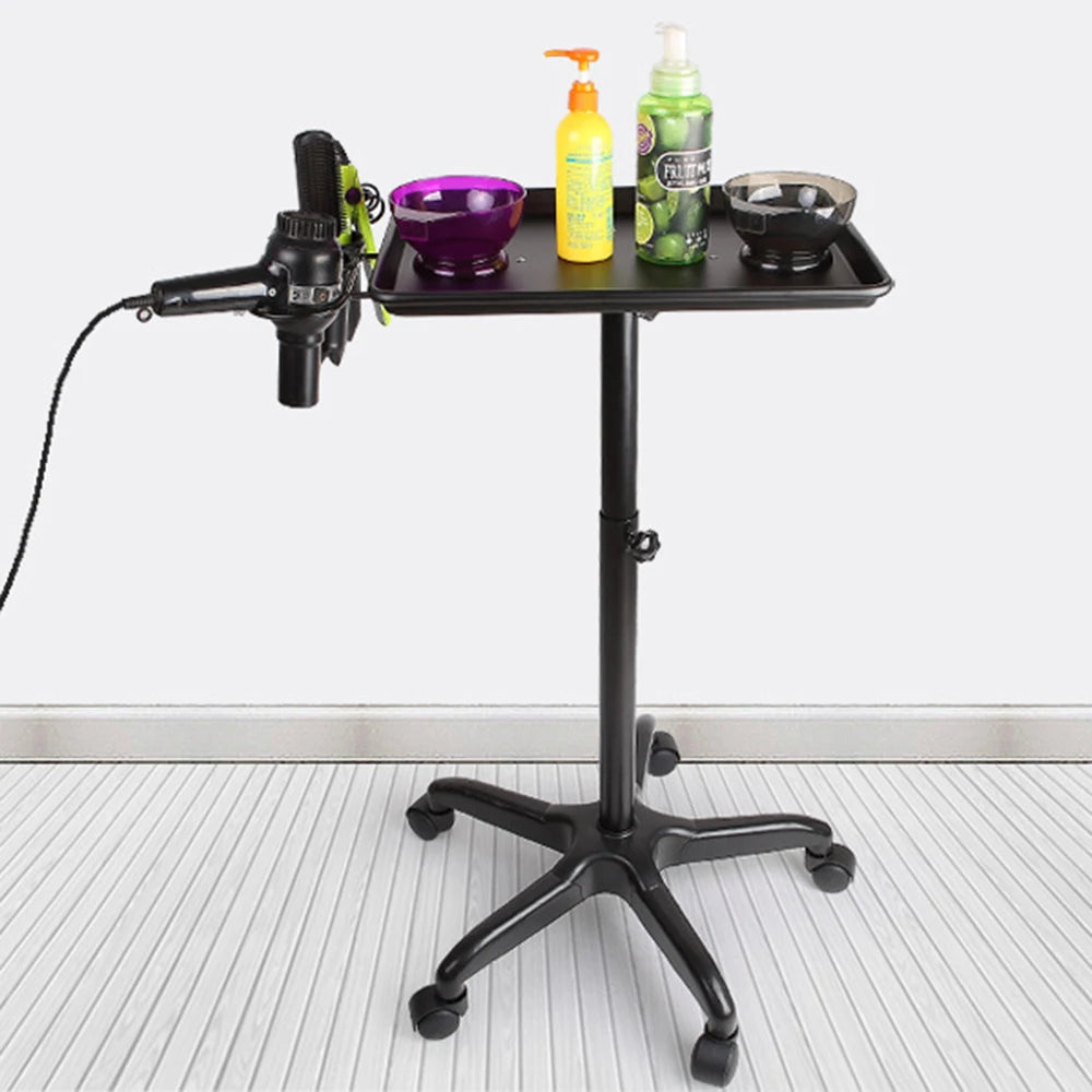 Beauty Salon Trolley Rolling Cart Hair Styling Tray