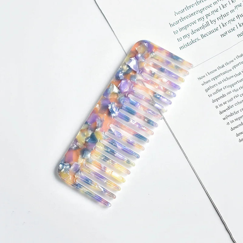 Wide Teeth Acetate Hair Combs Anti-static