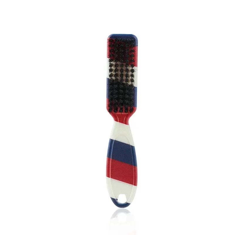 New Style Barber Neck Duster Brush Double-Sided Striped Salon Styling Tools For Hair Removal Facial Beard Clean Shaving Brushes