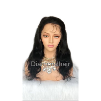 Diamond Beauty 13x6 body wave lace wig made from natural human hair with soft waves