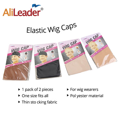 Alileader 2Pcs High Quality Wig Cap