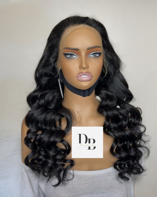Diamond Beauty 13x6 Loose Wave Wig 100% Human Hair HD Lace 180 density