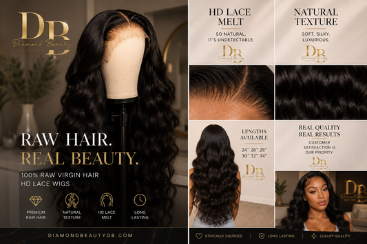 13*6 Raw Hair Straight Hair Lace Wig Human Hair HD