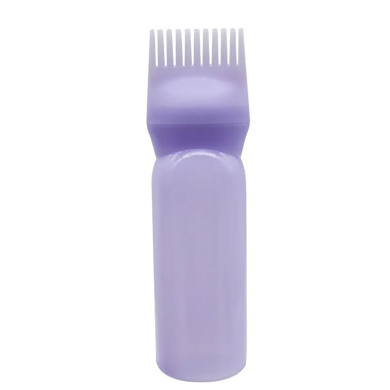 with Scale value Graduated hair dye applicator bottle, hair comb applicator, used for professional salons and home use