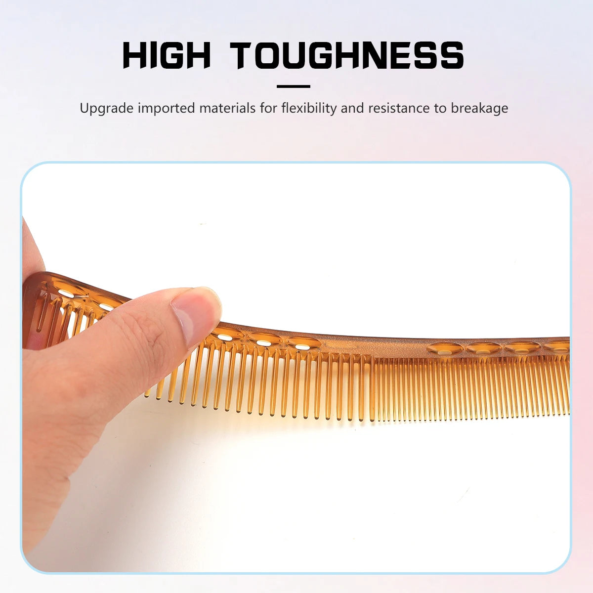Multicolour Portable Anti-static Hair Combs Professional Barber Plastic Hairdressing Haicut Brush Salon Styling Tool Accessories