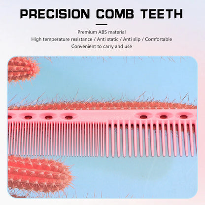 Multicolour Portable Anti-static Hair Combs Professional Barber Plastic Hairdressing Haicut Brush Salon Styling Tool Accessories