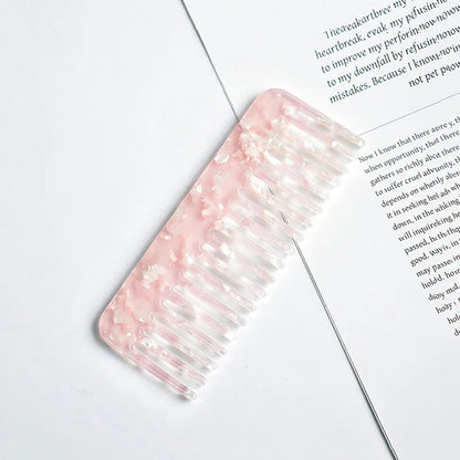 Wide Teeth Acetate Hair Combs Anti-static