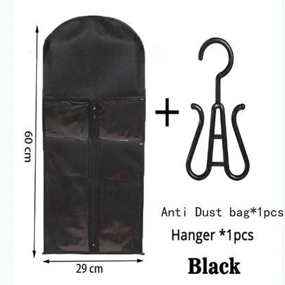 4/8 Set Long Wig Storage Bag Holder Case Hair Extensions Storage Bag With Hanger For Home Salon Organizer Pink/Black/Purple