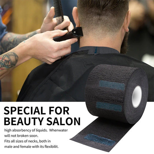 1/5volume Professional Barber Neck Paper Disposable Salon Barber Hair Muffler Paper Hair Collar Covering Hairdressing  Accessory
