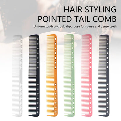 Multicolour Portable Anti-static Hair Combs Professional Barber Plastic Hairdressing Haicut Brush Salon Styling Tool Accessories